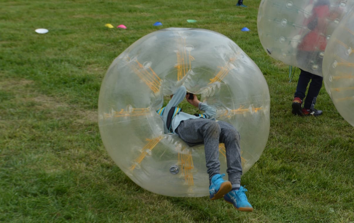 Animation Bubble Foot bulle gonflable à Montauban pour un team building