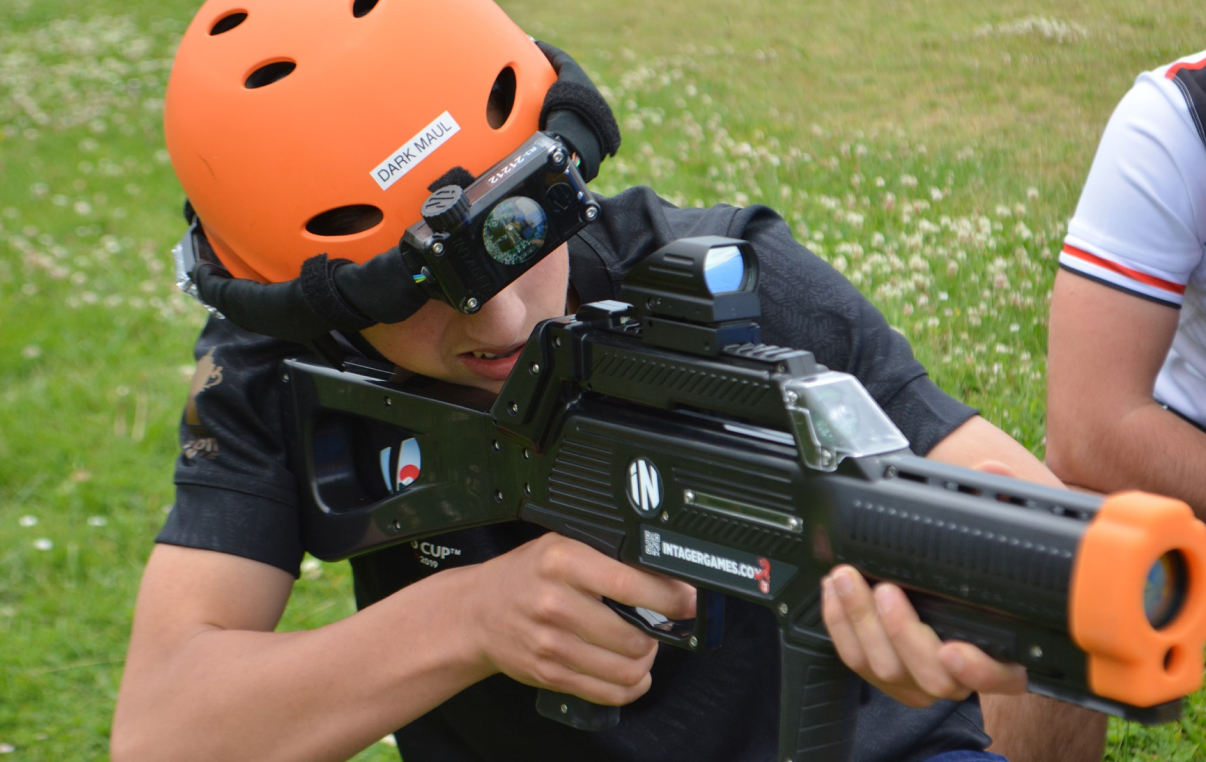 terrain de jeu gonflable pour laser game à Toulouse